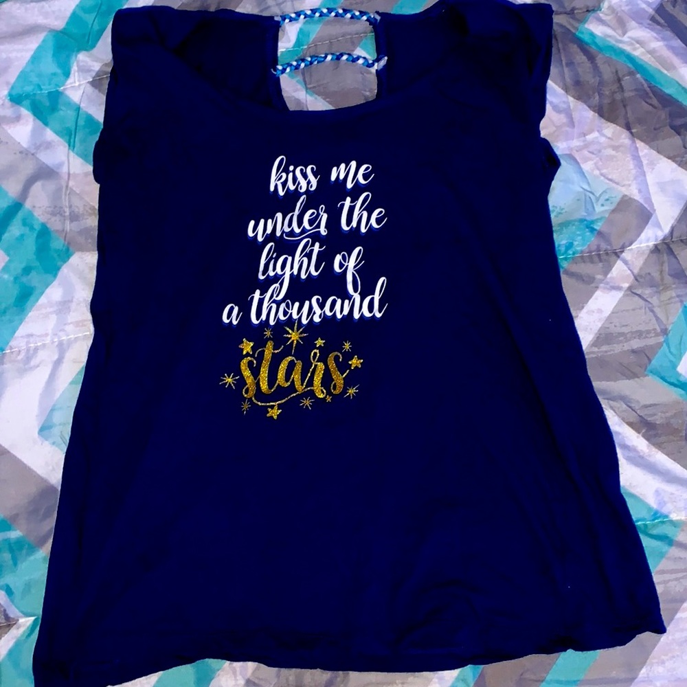 This shirt is like a navy blue